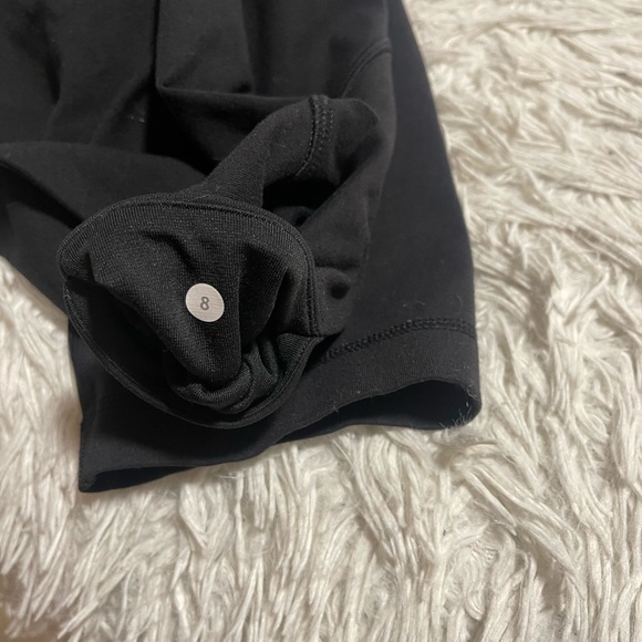 Lululemon" Wunder Under Cropped-Black-Size 8 - Picture 11 of 15